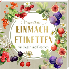 Etikettenbüchlein Einmach-Etiketten Cottage Garden