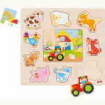 goKi Einlegepuzzle Bauernhoftiere