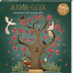 Ausmalglück Goldfolien Malblock