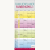 Familienplaner Farbenspiel 19x46