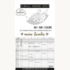 Familienplaner Visual Words