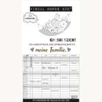 Familienplaner Visual Words
