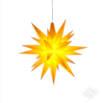 Herrnhuter Stern 13 cm gelb