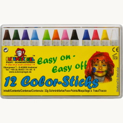 Schminkset Color Sticks 12 St