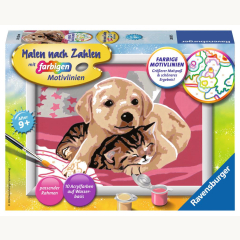 Malen nach Zahlen Beste Freunde