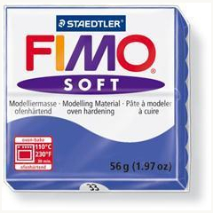 FIMO brilliantblau soft normal 57g
