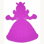 Bürgelperlen Stiftplatte Prinzessin pink