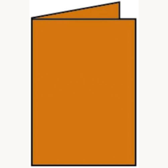 Briefkarte DIN A6, 5 St., goldgelb