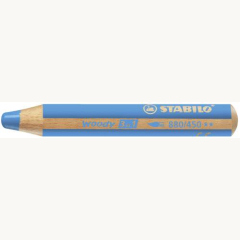 STABILO Farbstift Woody 3in1 hellblau