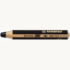 Farbstift Woody 3in1 schwarz