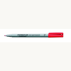 Folienstift Lumocolor F nonperm.rot