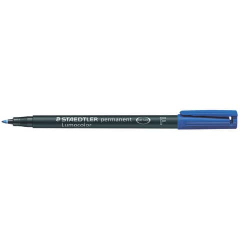 Folienstift  Lumocolor F perm. blau