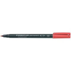Folienstift perm. M rot