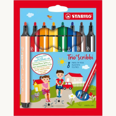 STABILO Trio Scribbi 8er Packung