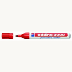 edding Permanentmarker 3000 rot