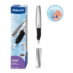 Pelikan Füllfederhalter Twist Silber