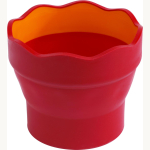 Faber-Castell  Wasserbecher Clic & Go rot